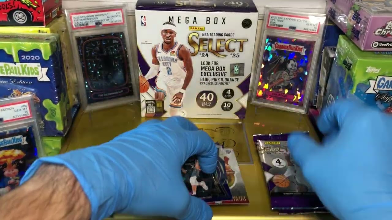 Взлом мегабокса Panini NBA Select 2025 года