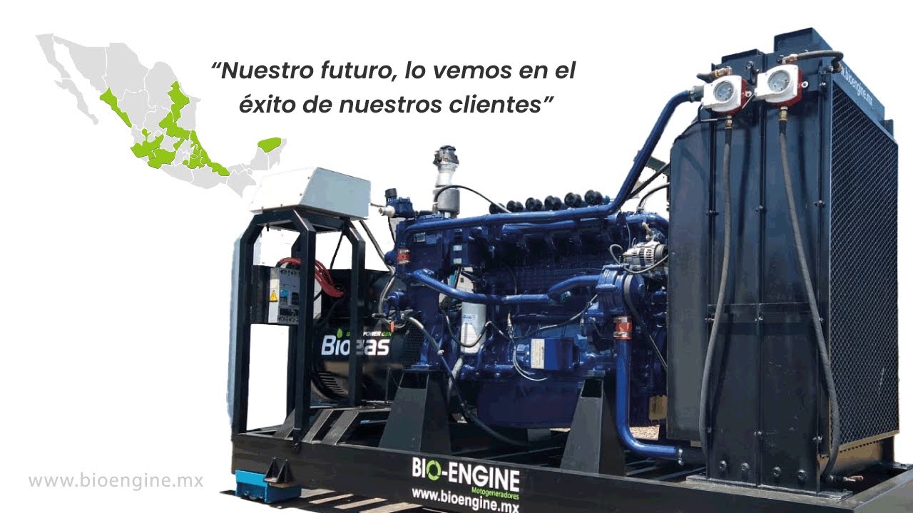BIOENGINE Motogeneradores BIOMETANO/GAS NATURAL/ BIOGAS/ DI&Eacute;SEL