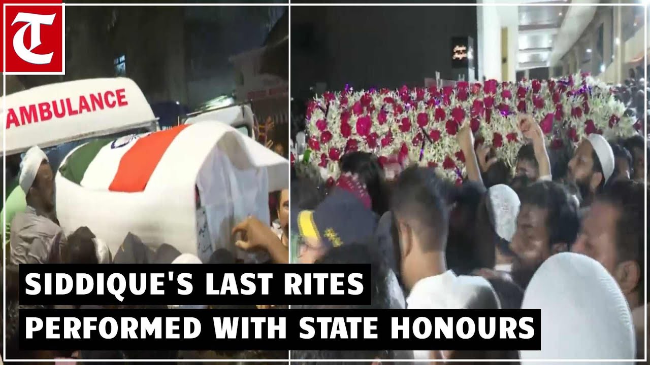 Baba Siddique murder: NCP leader's last rites performed with full state honours