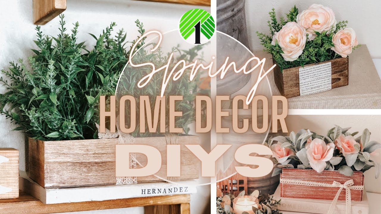 DOLLAR TREE SPRING DECOR DIYS | 2021| **NEW**