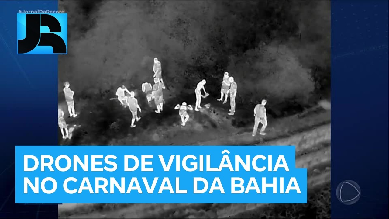 Polícia baiana conta com ajuda de drones térmicos para monitorar o Carnaval em Salvador