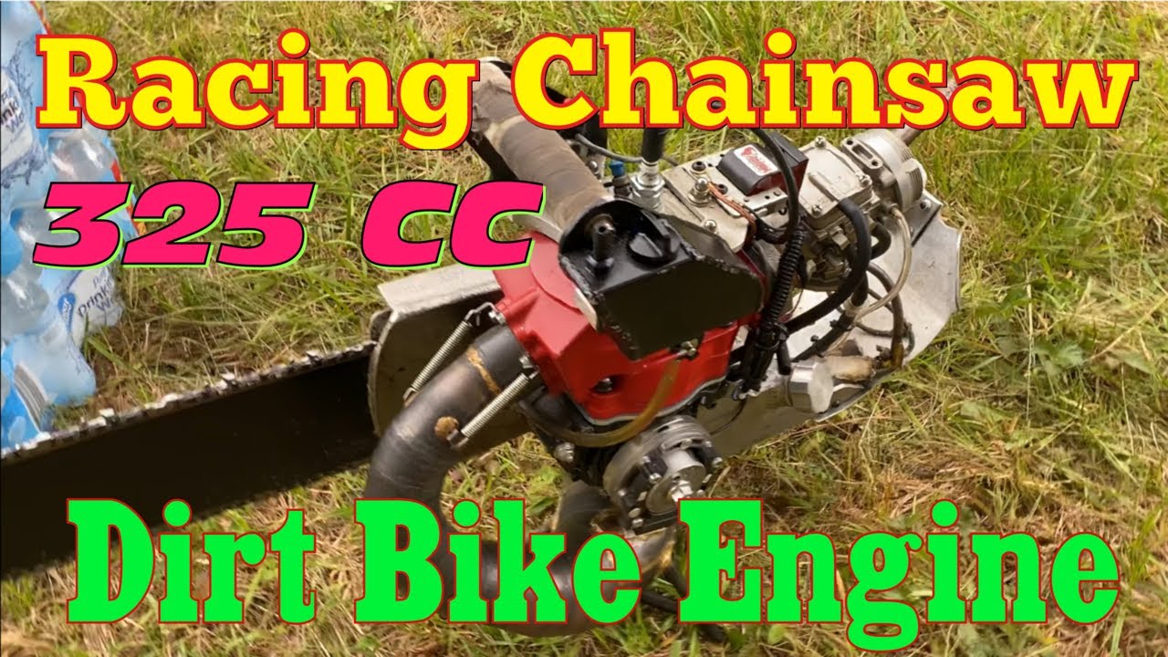 Racing Chainsaw!  Honda CR 250!  Dirt Bike 325 CC High Performance Stihl Powersports Race Saw!