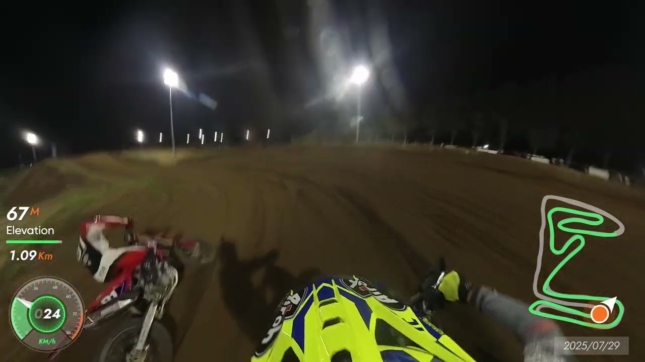 Motocross Chieve | Giretto notturno - 29 Luglio 2025 - Insta360 X3 - 4K