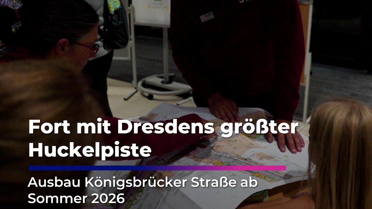 Dresden: Ausbau der Königsbrücker Straße startet 2026 I Sachsen Fernsehen