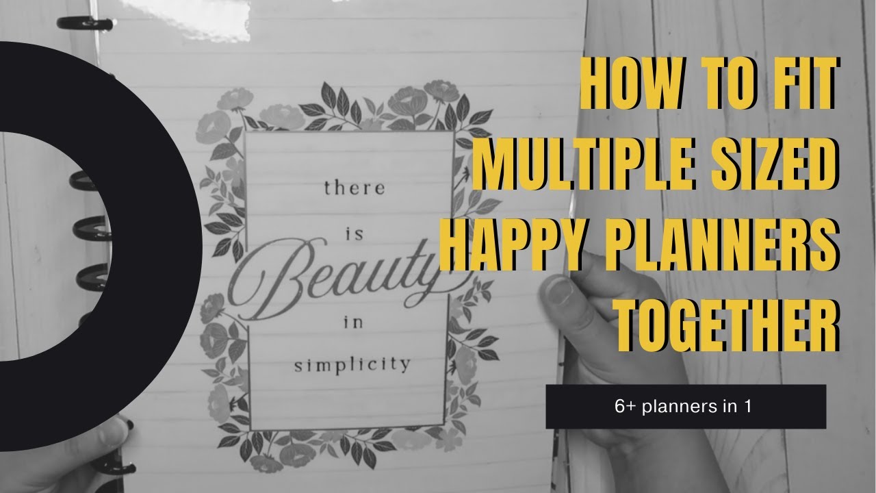 COMBINING CLASSIC AND BIG HAPPY PLANNER | FRANKENPLANNING | COMBINING MULTIPLE SIZED PLANNERS
