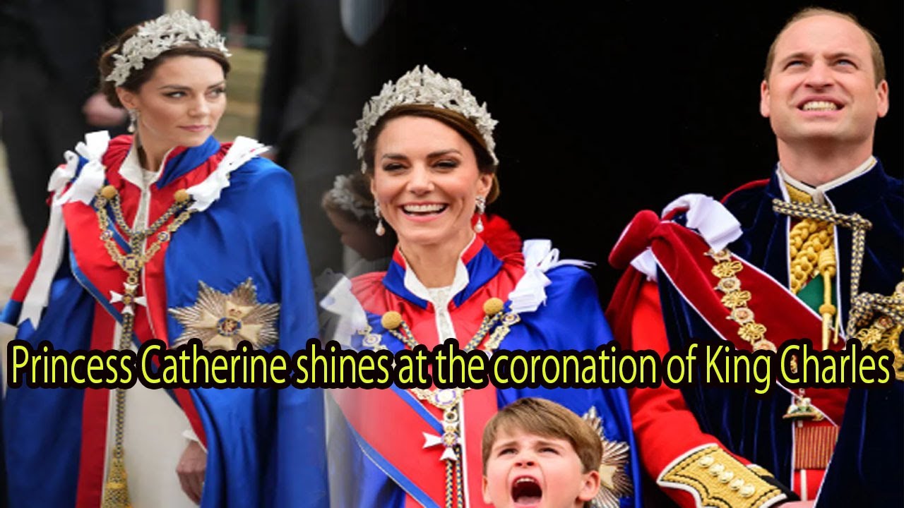 Princess Catherine shines at the coronation in an ivory McQueen dress@HTT NEWS
