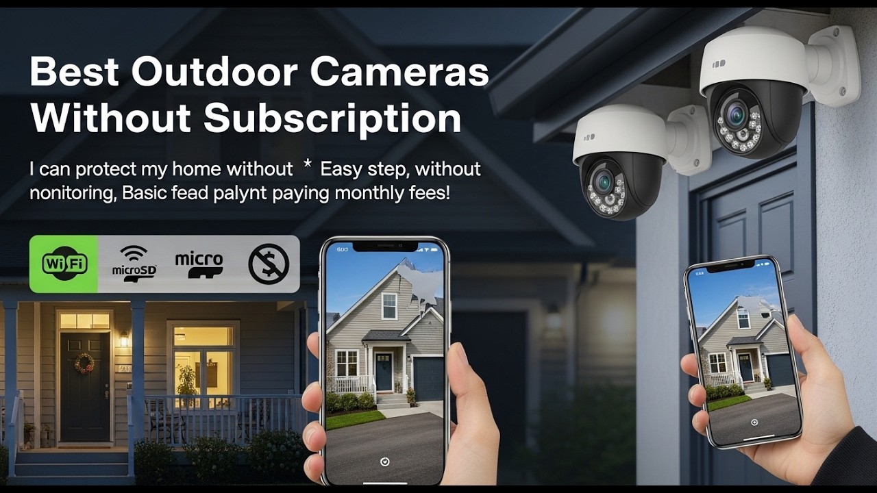 TOP 5 Best Outdoor Cameras Without Subscription 2026 | Outdoor Security Cameras That Will Save