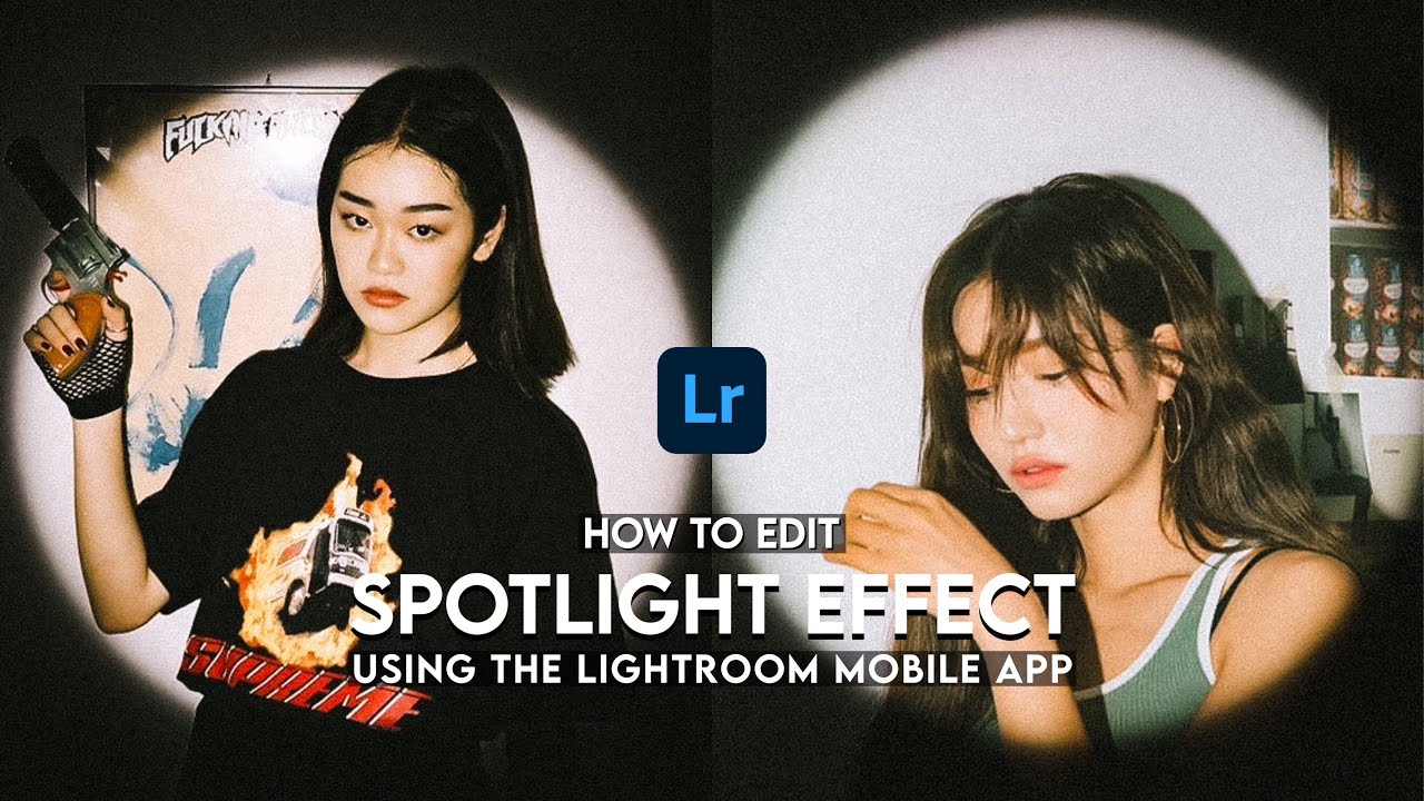 How To Edit Spotlight Effect Using The Lightroom Mobile App | Lightroom Mobile Presets Free DNG