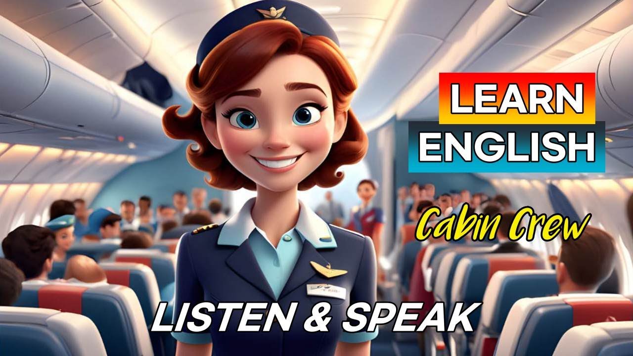 Cabin crew job interview | English story | Improve your English | English speaking practice