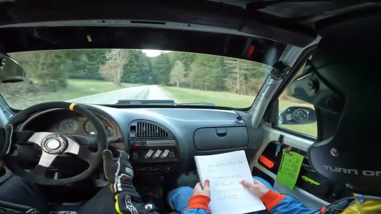 Rallye du Balcon Est 2023 Es4 : Col de l’Arzelier Rudy et Tylan BOLLUD Saxo vts N2s