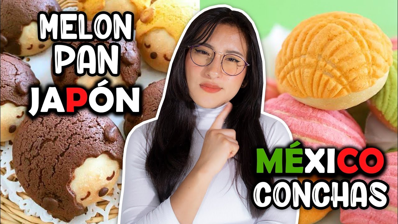 PANES APARENTEMENTE IGUALES, LAS CONCHAS MEXICANAS Y EL MELON PAN DE JAPÓN, CUAL ES MÁS RICO?