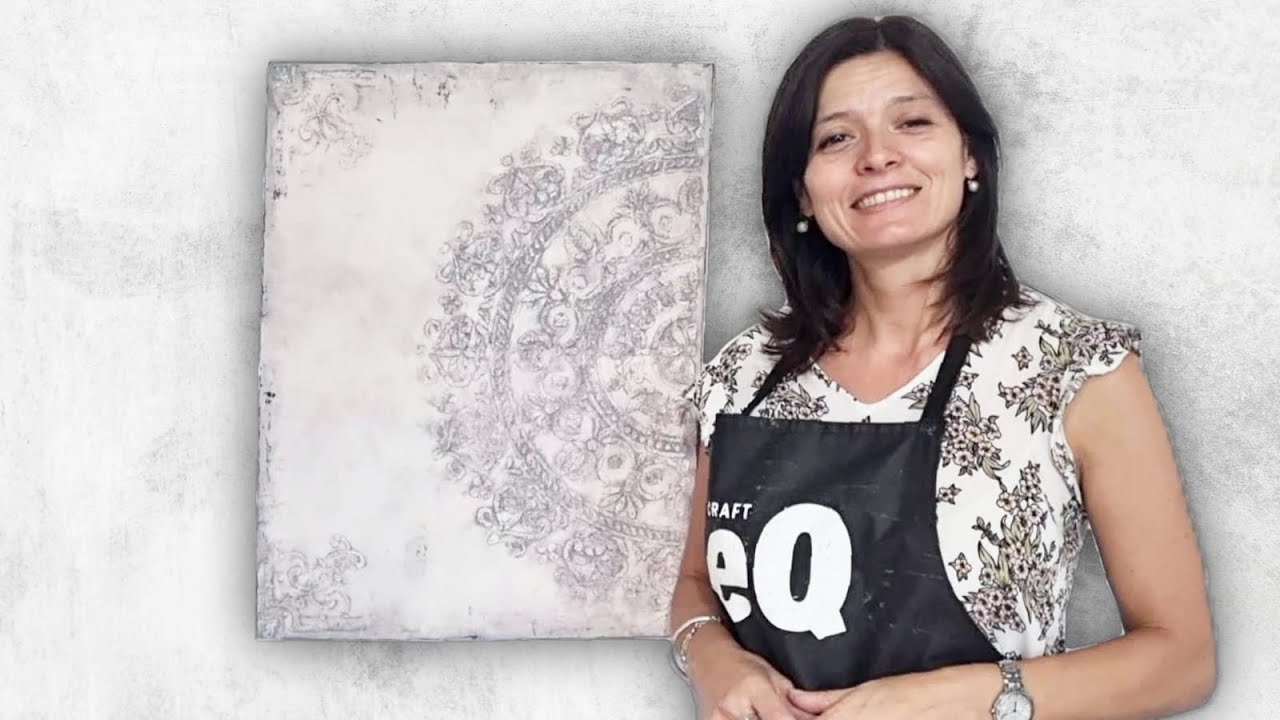 Cuadro Decorativo con Efecto Piedra // Nina Druetta