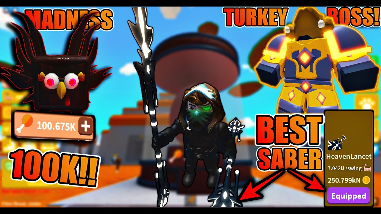 Saber Simulator- Turkey Event, Spending 100k Turkeys