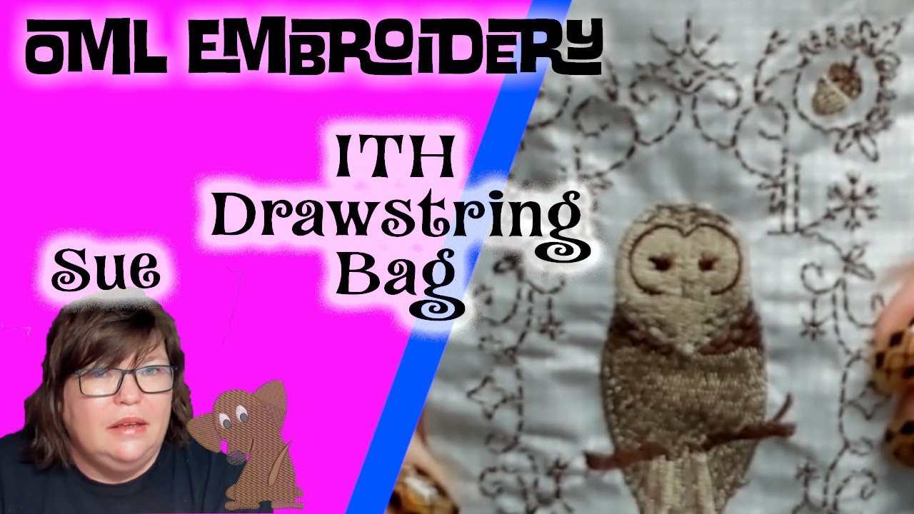 ANITA GOODESIGN Wonderland:  ITH in the hoop drawstring bag