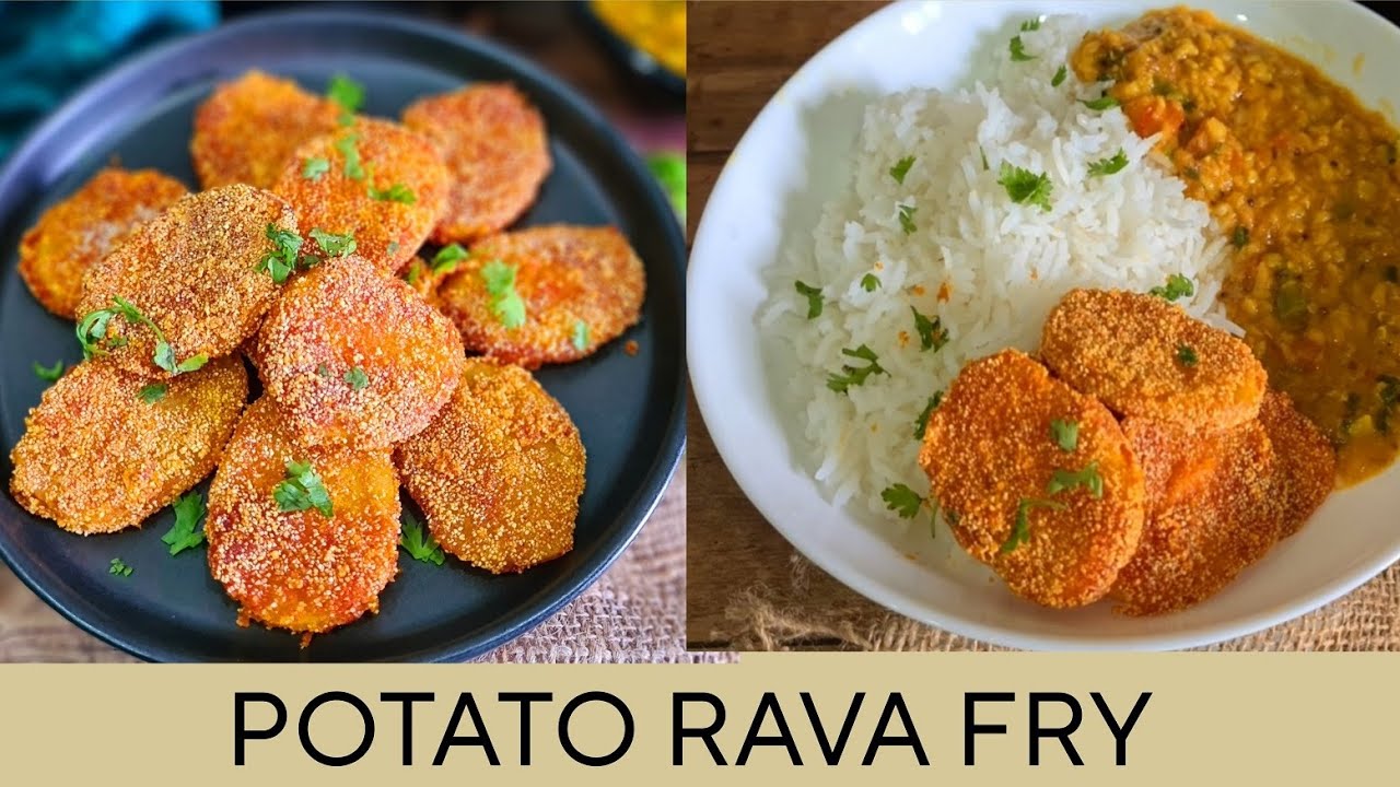 Potato Tawa Fry  | Crispy Aloo fry  | Potato Rava Fry | Easy potato fry recipe | Vanita's Corner