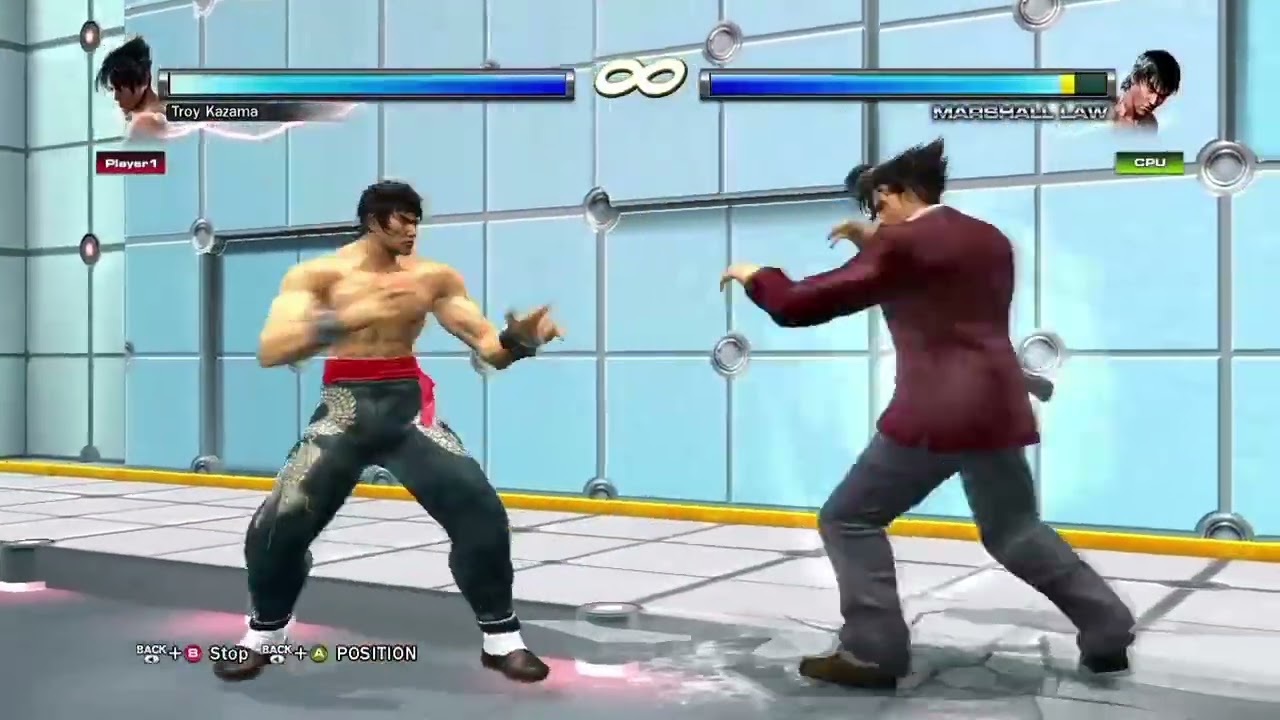Tekken Tag Tournament 2 Джин Казама VS. Закон Маршалла №9
