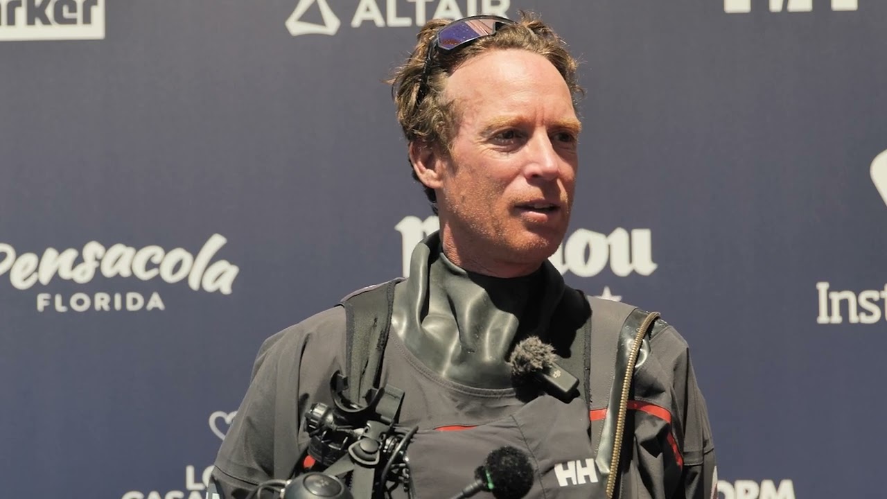 Cup Spy: Interview - Paul Goodison - American Magic - AC75 - Day 3 - May 10, 2024 - Barcelona