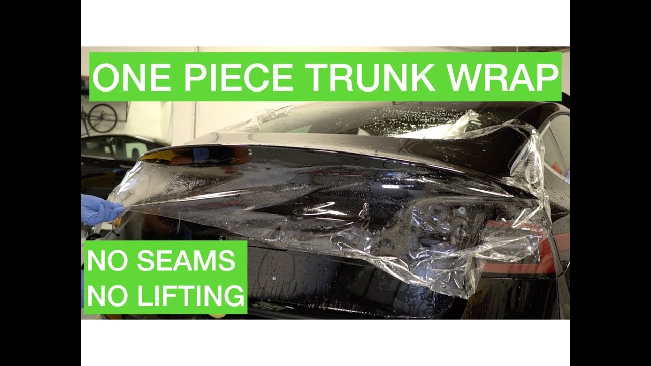 Tesla Sedan Trunk PPF Wrap - ONE PIECE - NO SEAMS