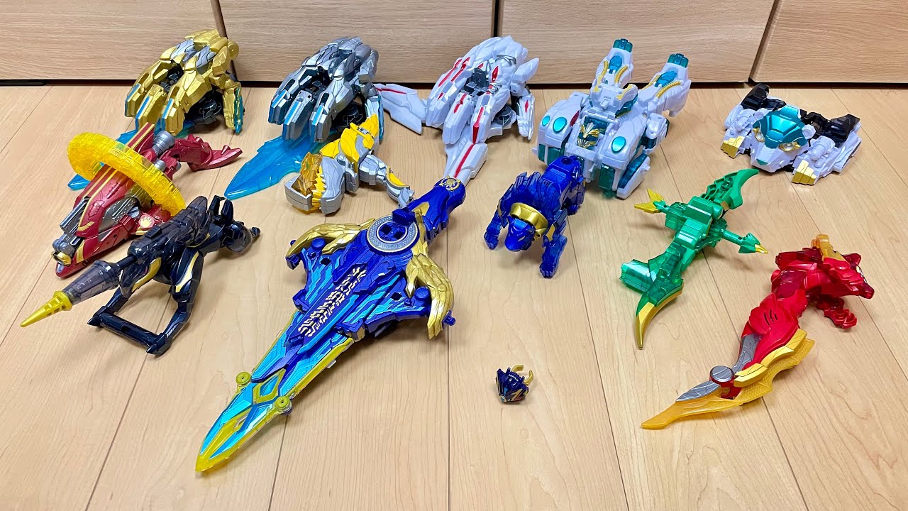 【PowerRangers Gozyuger All megazord】ゴジュウジャーの最終ロボ⁉︎リョウテガソードで遊んでみた