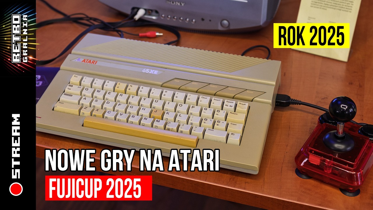 🔴Atari 8-bit - Nowe Gry z 2025 roku - Fujicup 2025