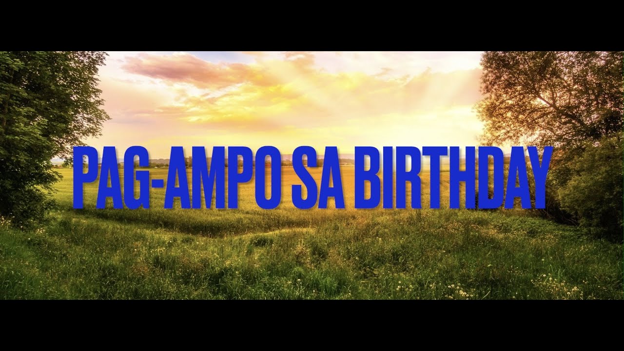 Pag-ampo sa Birthday Bisaya