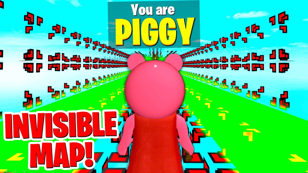 i built the first INVISIBLE MAP in Piggy Build Mode..
