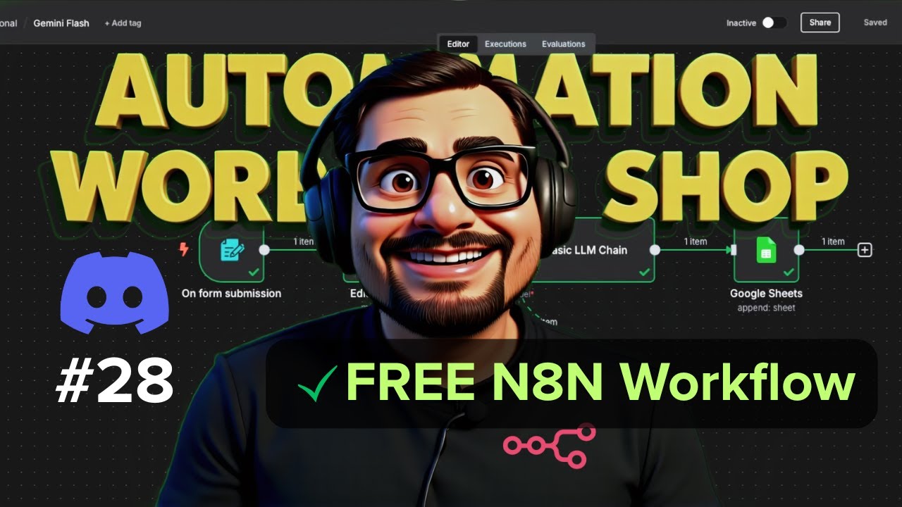 28 - Live Automation Workshop: N8N Discord Workflow