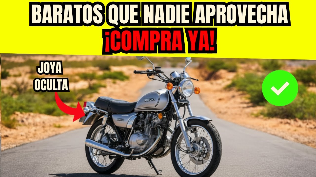 3 MOTOS BARATAS que TODOS IGNORAN pero son JOYAS OCULTAS del Mercado