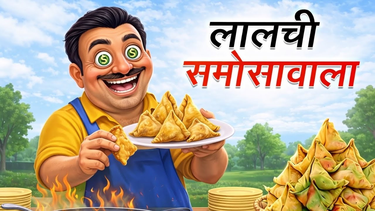 लालची समोसा वाला।Lalachi Samosa Wala//Hindi Kahani//Hindi Cartoon//Hindi moral stories new//#Cartoon