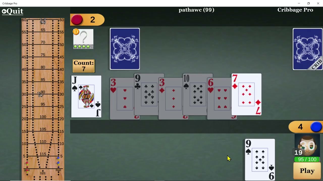 Cribbage Pro - Cribbage vs Humans #2