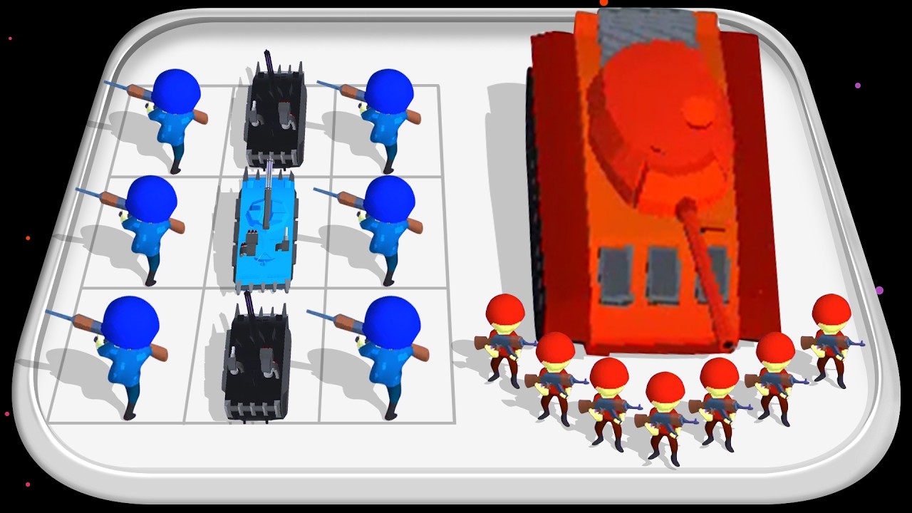 TANK COMMANDER 3D ⚔️ Merge & Upgrade Your Army - Merge Tank War, Merge Master, Merge Battles