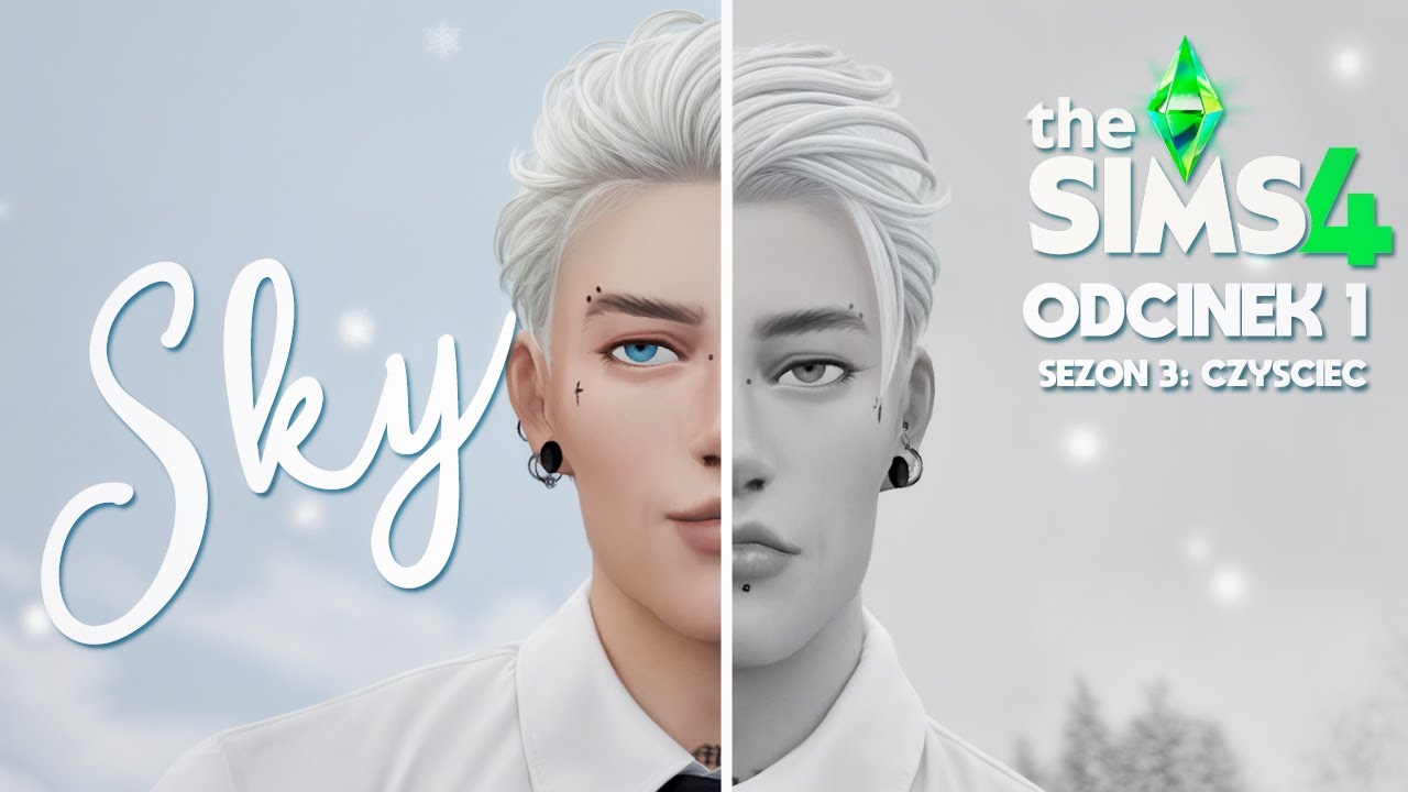 Pierwszy śnieg 🩵 SKY SEZON 3 CZYŚCIEC odc. 1🩵 THE SIMS 4