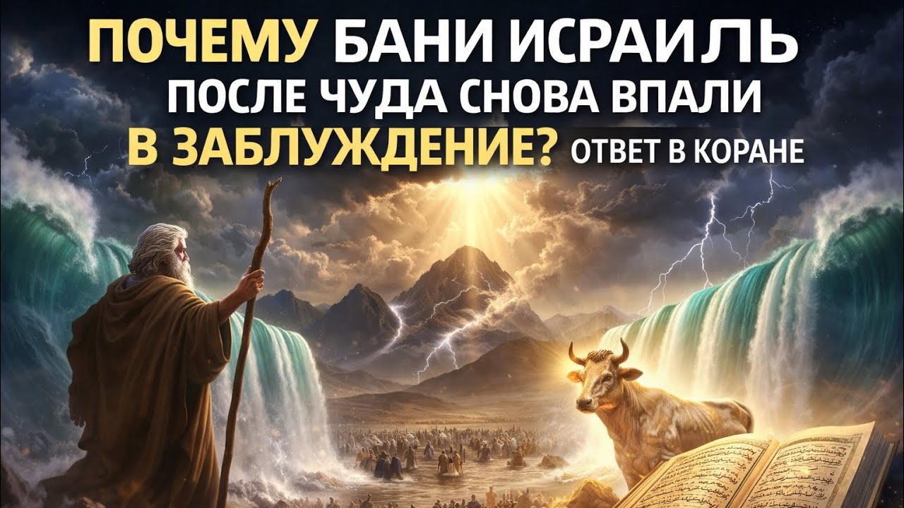 😱Почему Бани Исраиль После Чуда Снова Впали в Заблуждение? | Ответ в Коране