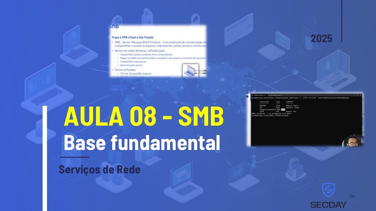 Serviços de Rede - Aula 08 - Ententendo o SMB na pratica