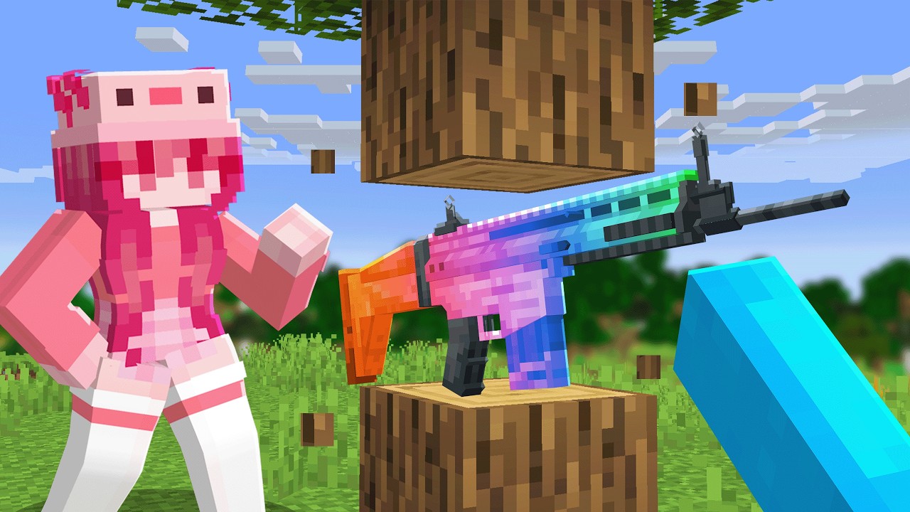 Minecraft, aber alle BLÖCKE sind WAFFEN!