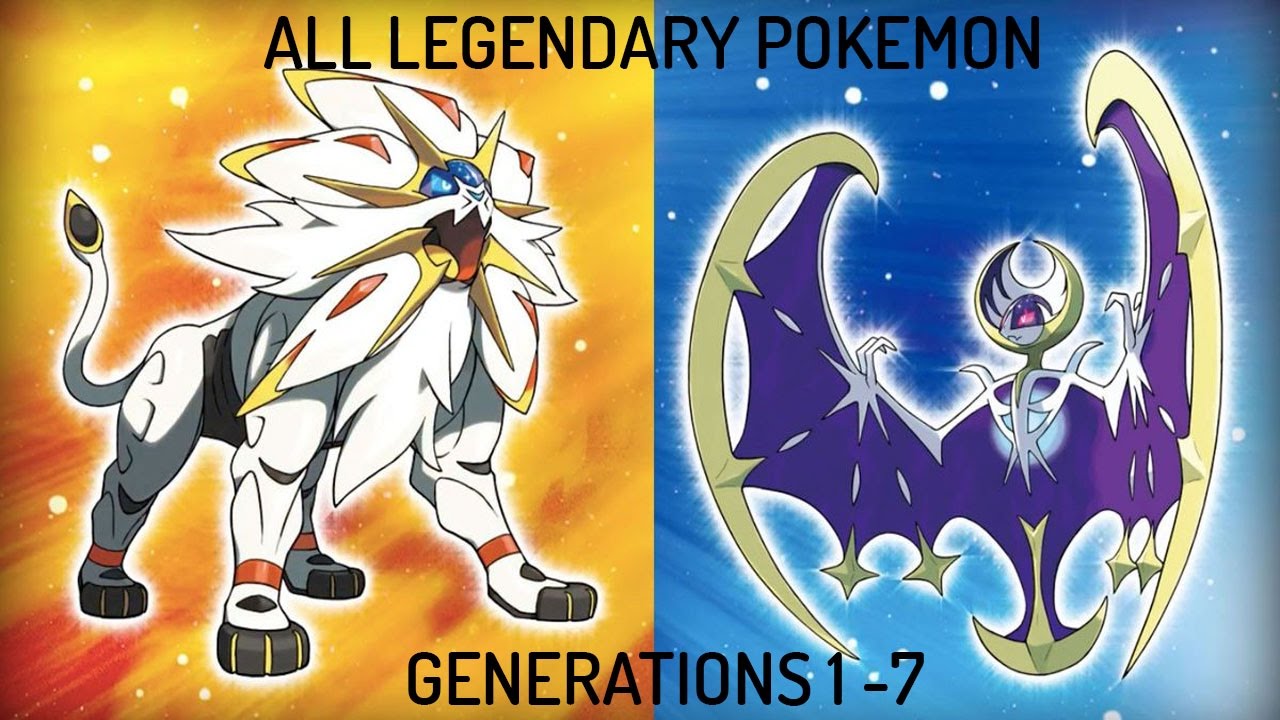 All Legendary Pokemon (Gen 1-7)