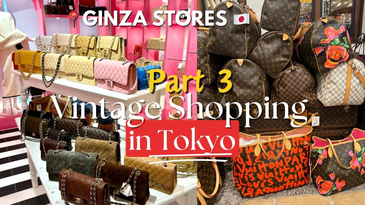 Japan Vintage Shopping in Tokyo, Ginza - Bought a Chanel Bag! In Vintage Chanel store w/ Prices