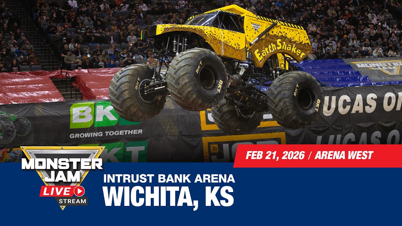 Monster Jam: Wichita, KS - 2  (Full Event) | Feb 21, 2026 | Arena West
