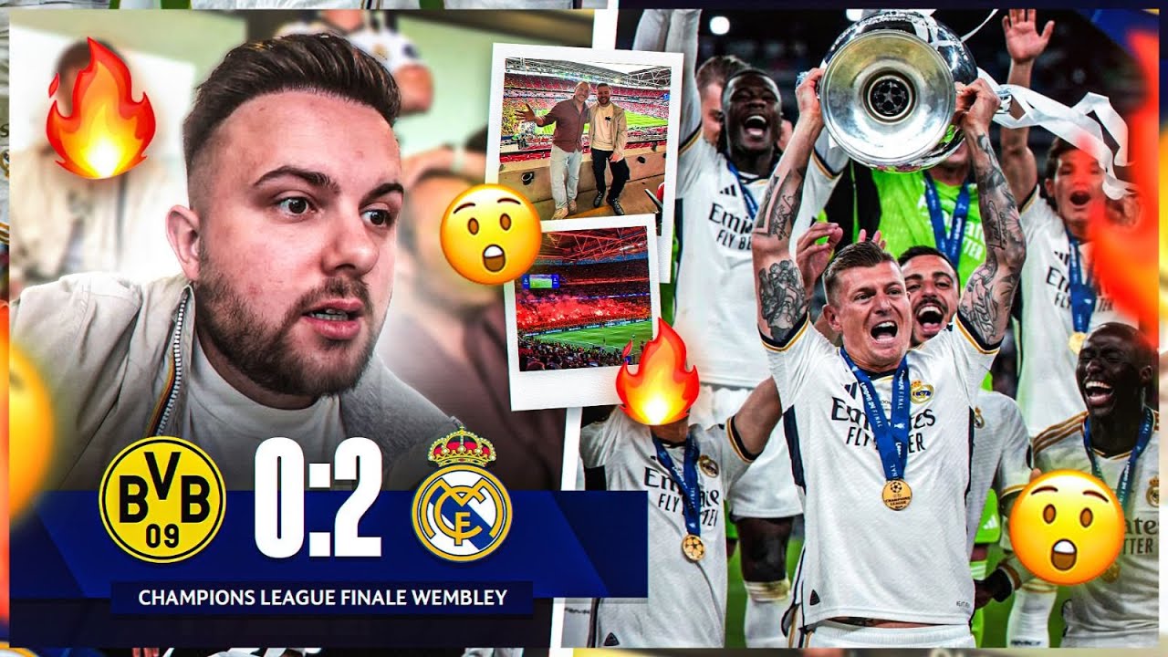 Unfassbares VIP Erlebnis beim CL FINALE 😍 Real Madrid vs Borussia Dortmund STADION VLOG 🏟