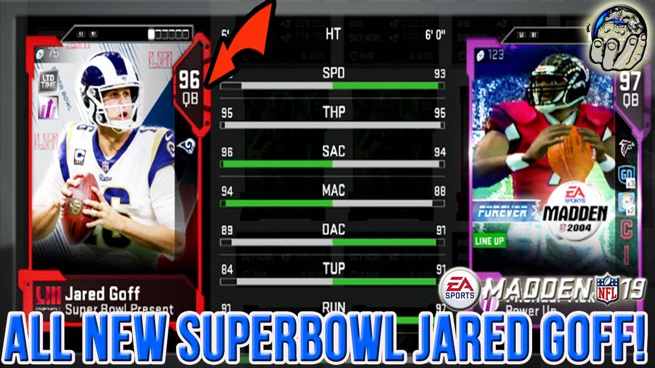 Madden NFL 19 SuperBowl Present Jared Goff & SuperBowl Rings! | Madden 19 Ultimate Team