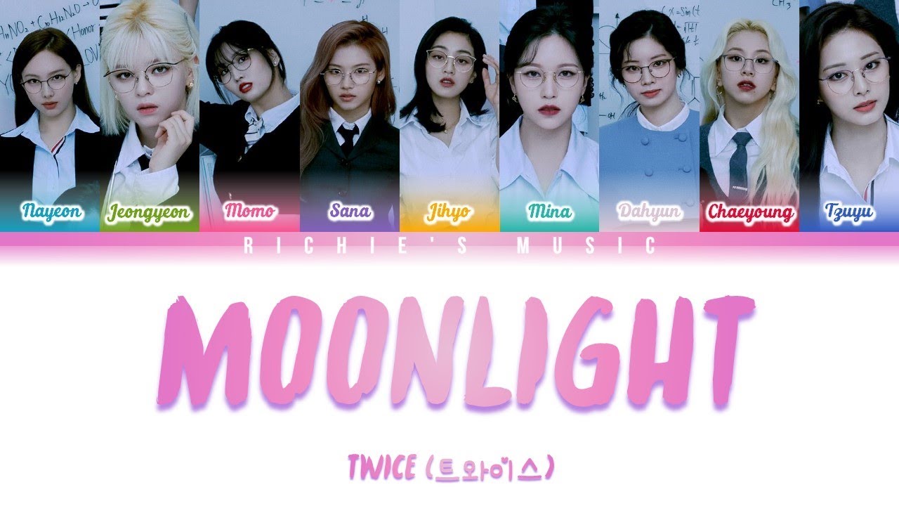 TWICE (트와이스) - MOONLIGHT [Color Coded Lyrics Eng]
