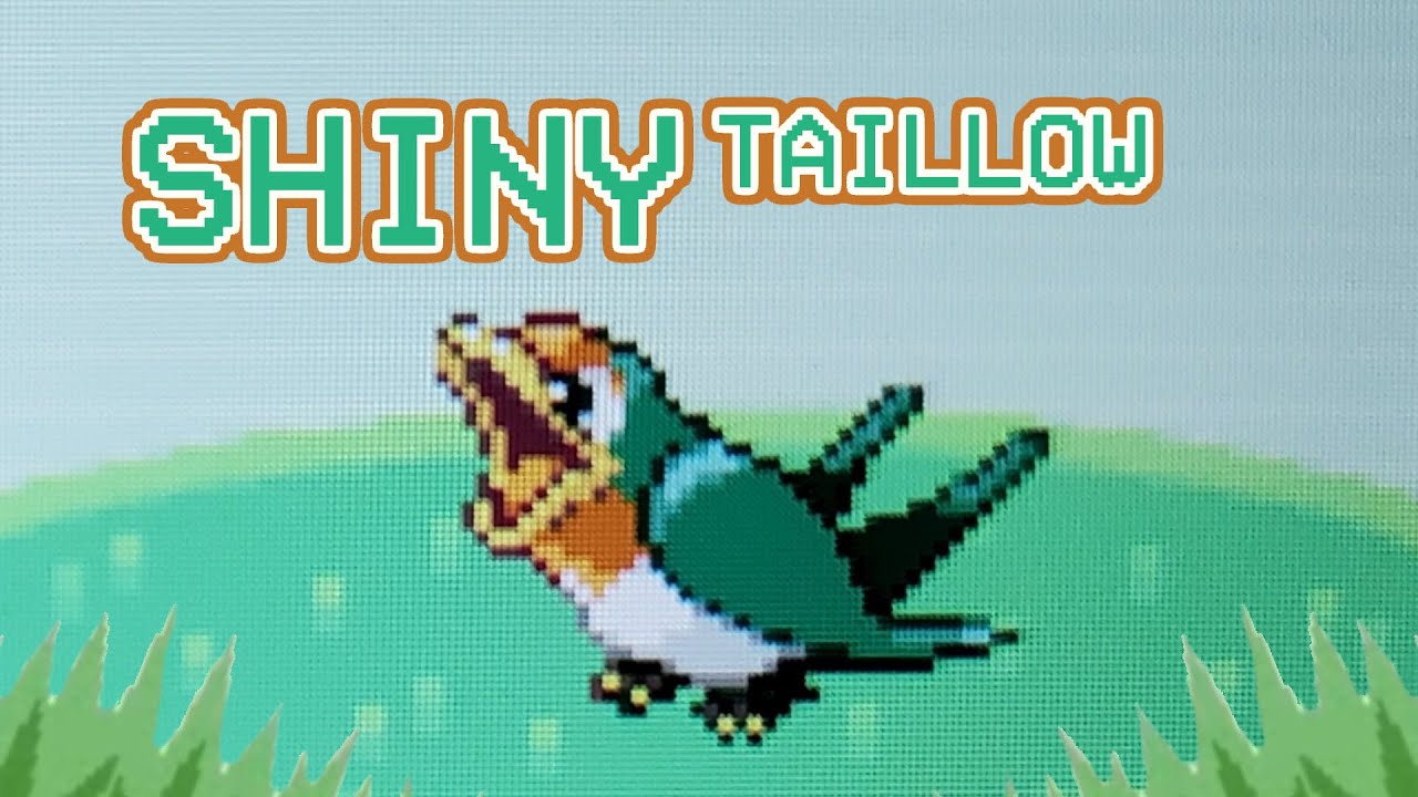 577 - LIVE! Shiny Taillow after 19,182 REs in Sapphire [Phase 1 for Jigglypuff/Swellow]