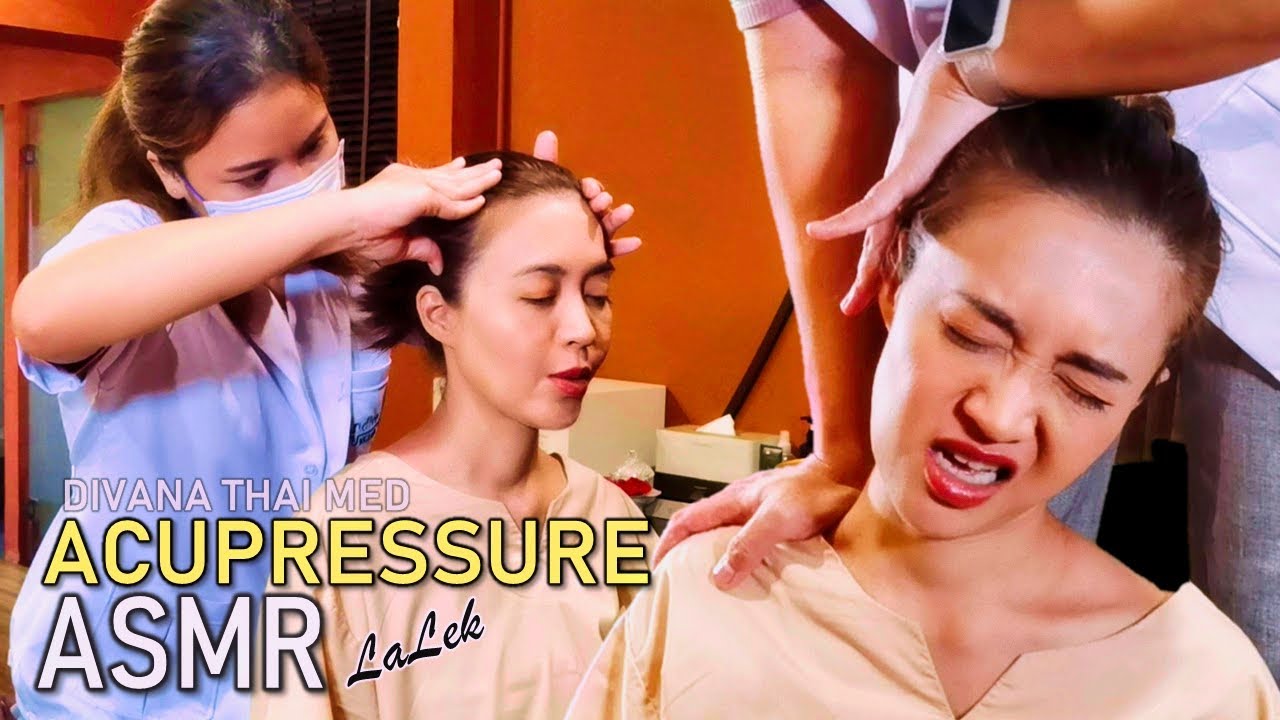 THAI Doctor Fixes my Stiff Shoulder with Acupressure | ASMR Real Massage