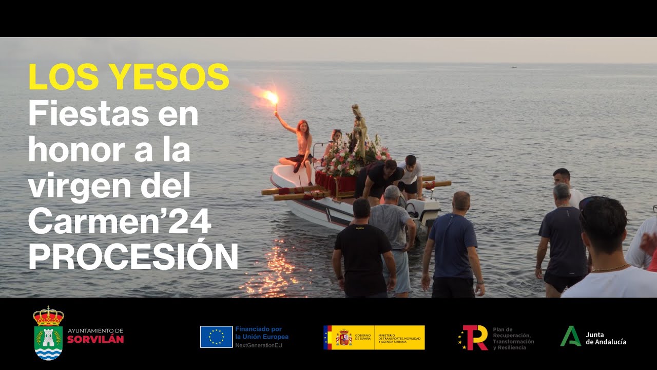 Los Yesos - Fiestas en honor a la virgen del Carmen'24. Procesión