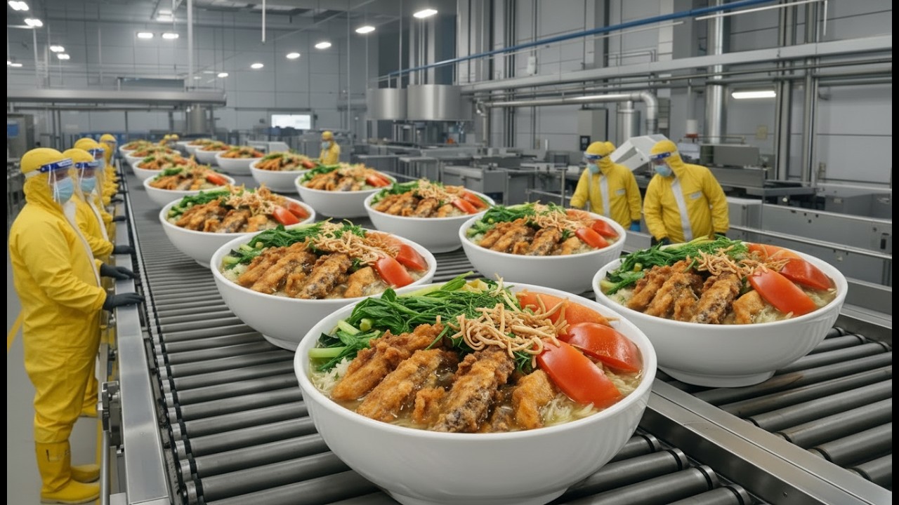 Nhìn cảnh này mới hiểu vì sao bún cá bán chạy mỗi ngày!
