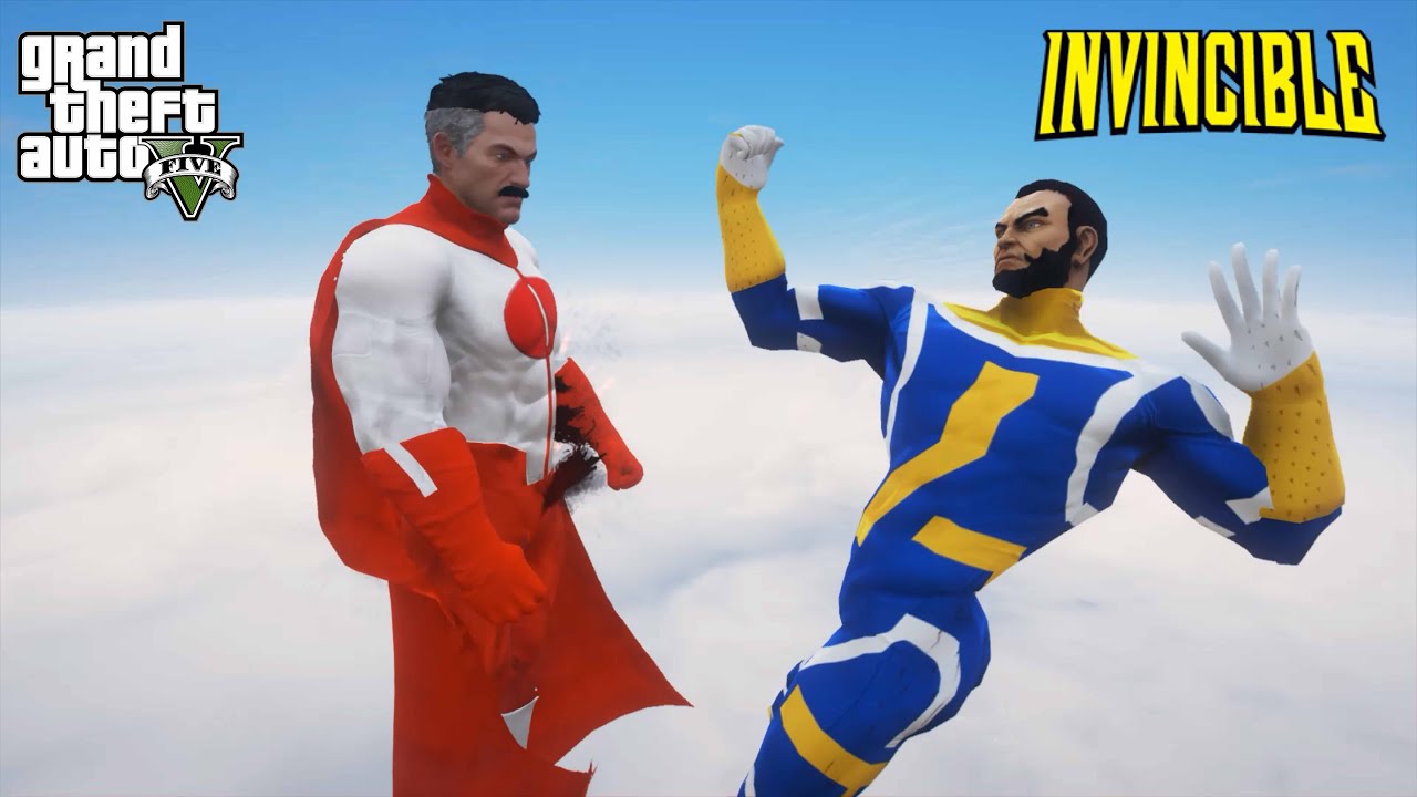 GTA 5 - Omni Man vs The Immortal