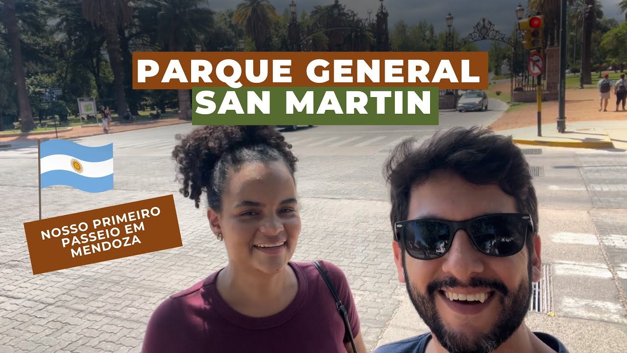 PRIMEIRO PASSEIO EM MENDOZA - Parque General San Martin