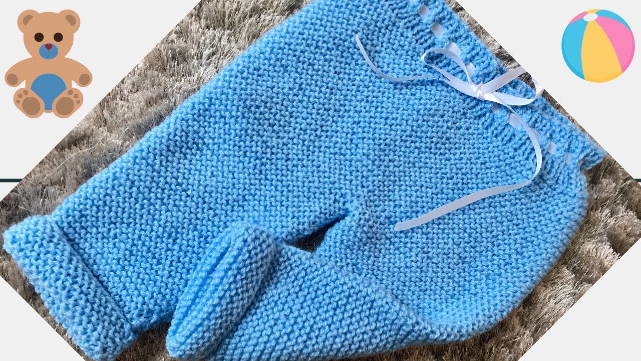 CALÇA DE BEBÊ EM TRICÔ #tricoiniciante #tricobebe