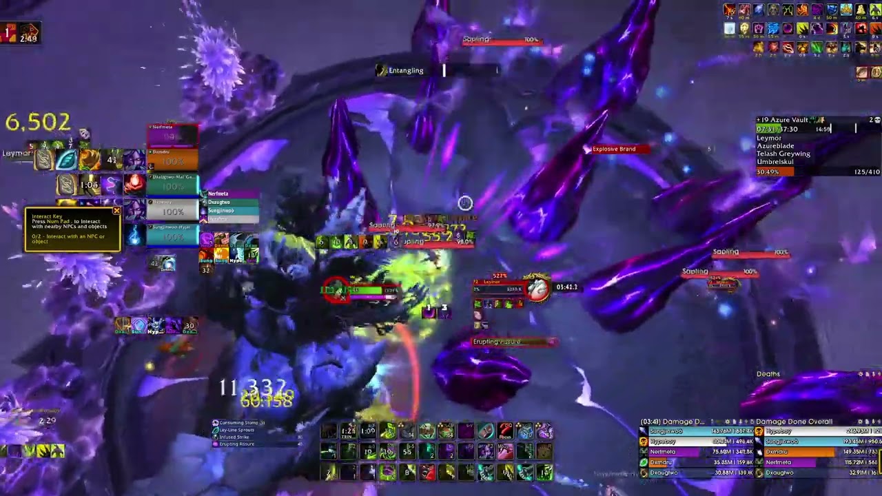 WORLD FIRST +19 AZURE VAULT(VDH POV) - DRAGONFLIGHT SEASON 4 | @NerfTankTV