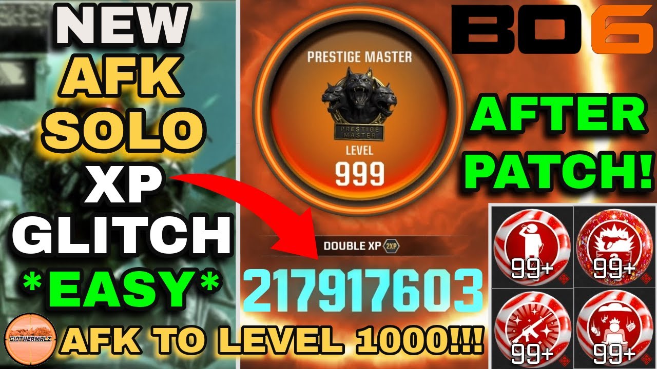 *NEW* SOLO AFK XP GLITCH UNLIMITED EVERYTHING GLITCH BO6 ZOMBIES AFTER PATCH - Black Ops 6